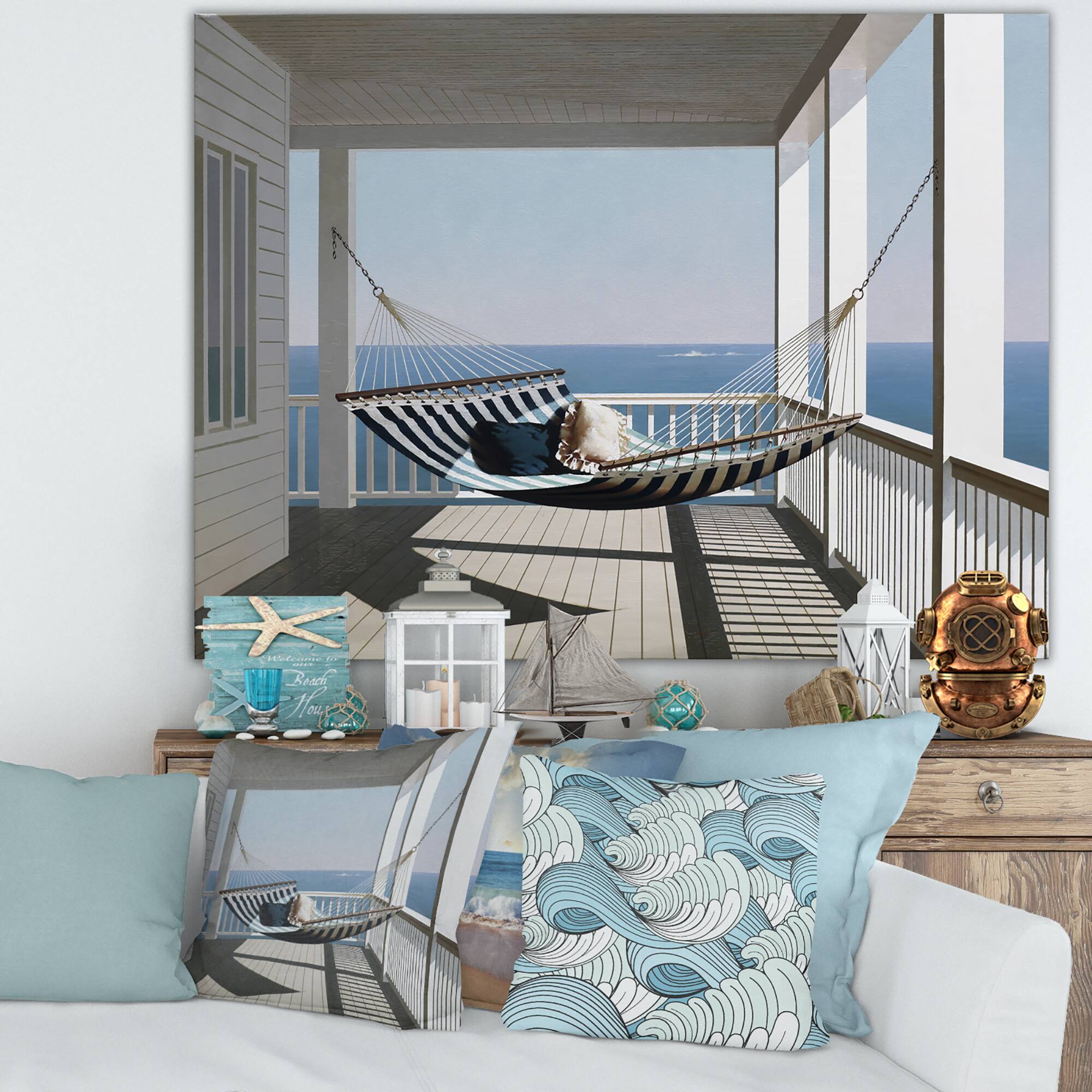 Designart - Hammock & Pillows